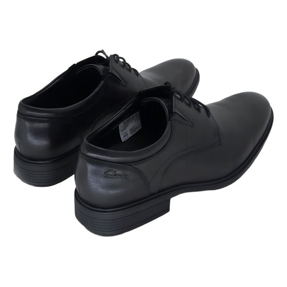 Clarks Steadwell Lace Dress Shoes Black Classic Oxford 10.5M main image 5